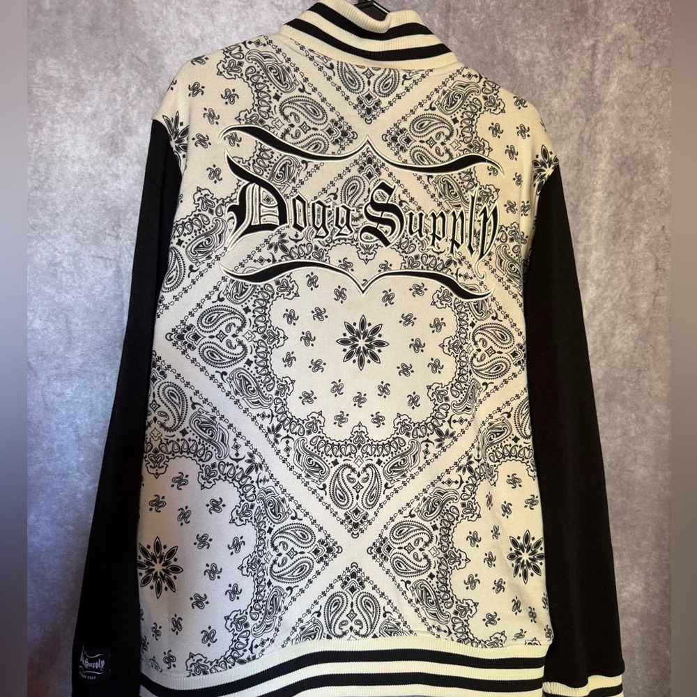 Dogg Supply Paisley Varsity Jacket